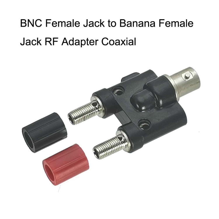 5pcs BNC Female Jack To Dual Banana Female Jack RF Adapter Coaxial Connector, BNC Female to Dual Banana Female 5pcs BNC Female Jack To Dual Banana Female Jack RF Adapter Coaxial Connector, BNC Female to Dual Banana Female